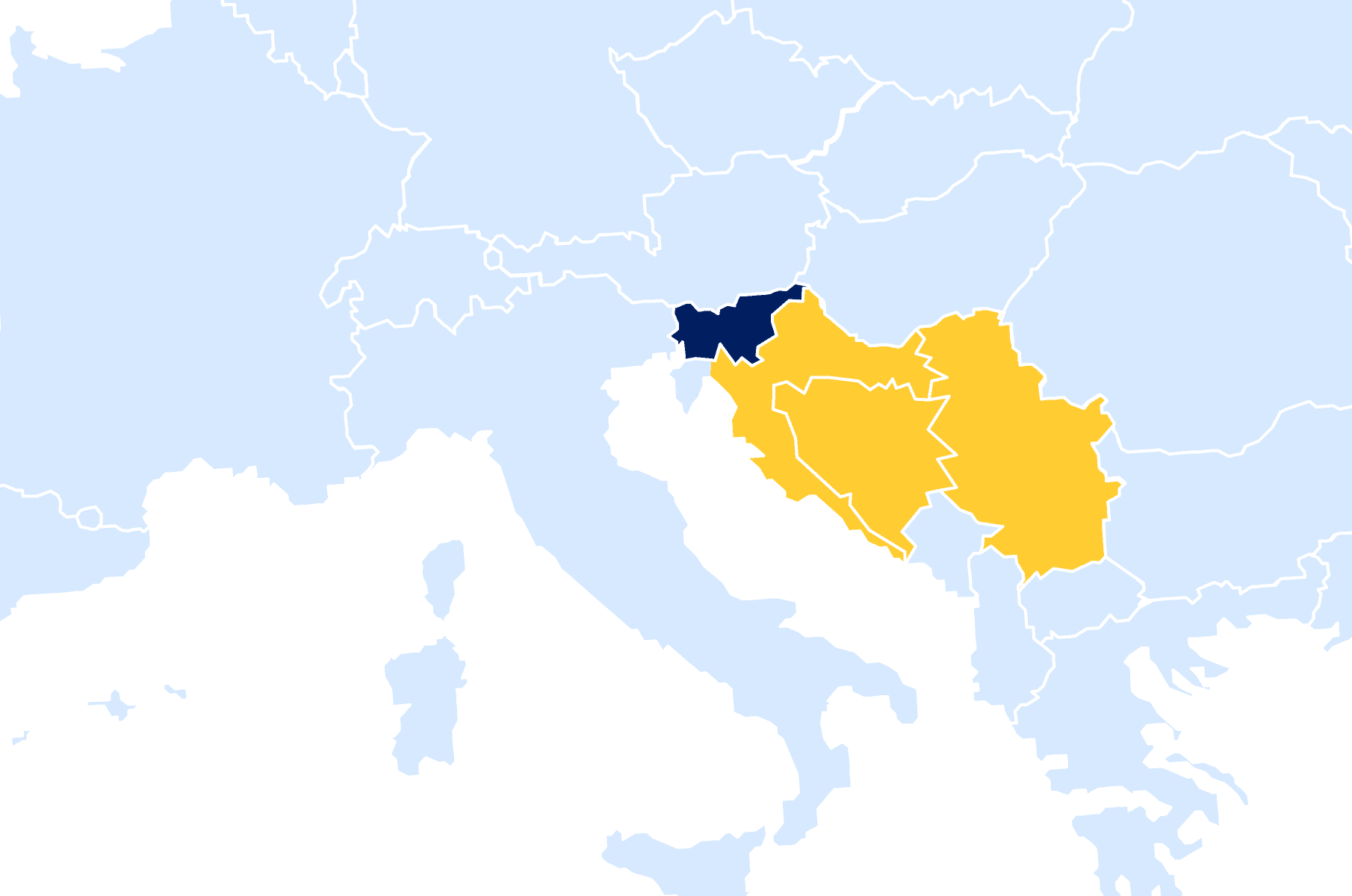 Map showing KEFO office location in Ljubljana, Slovenia